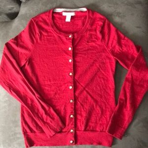 Banana Republic Red Wool Sweater